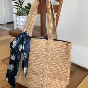 Woven straw bag - Draper James
